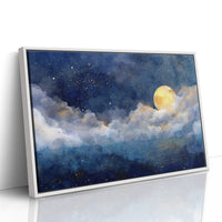 Full Moon Bathes Midnight Waters