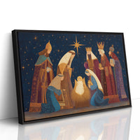 Starlit Kings Follow Golden Light