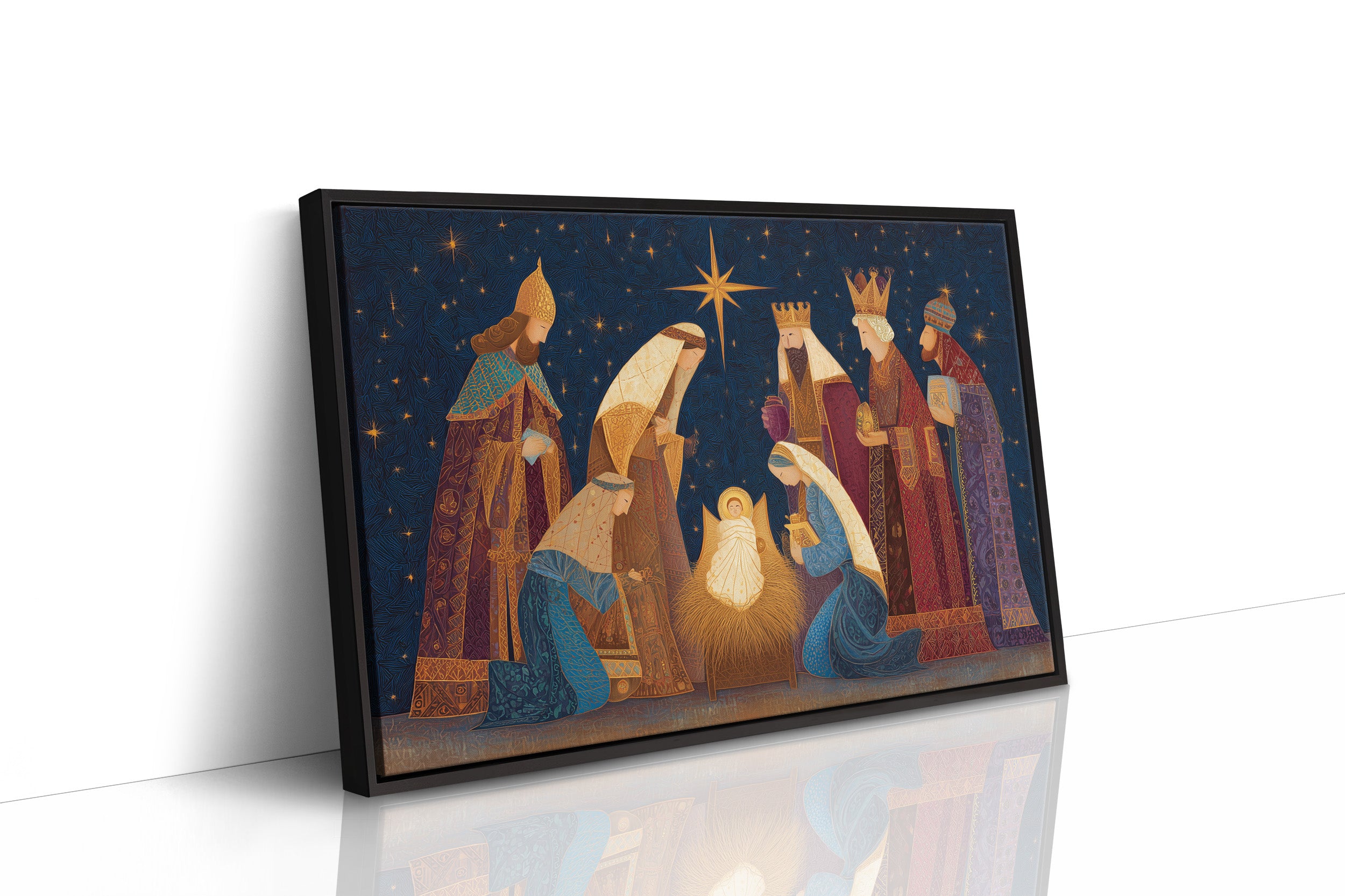 Starlit Kings Follow Golden Light