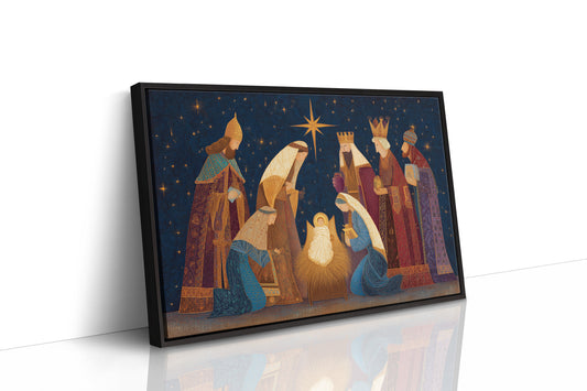 Starlit Kings Follow Golden Light