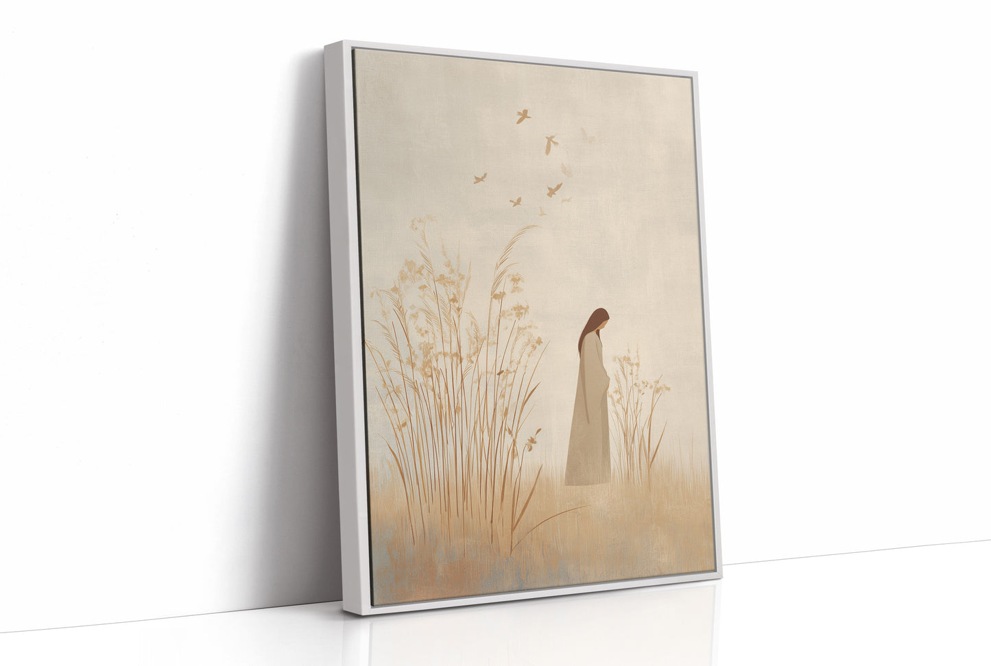 Solitude Whispers Among Reeds