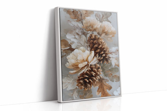 Pine Cones Dance In Winter Light