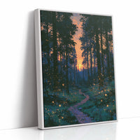 Fireflies at Dusk's Edge