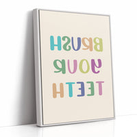Pastel Letters Dance Like Spring Brush Your Teeth