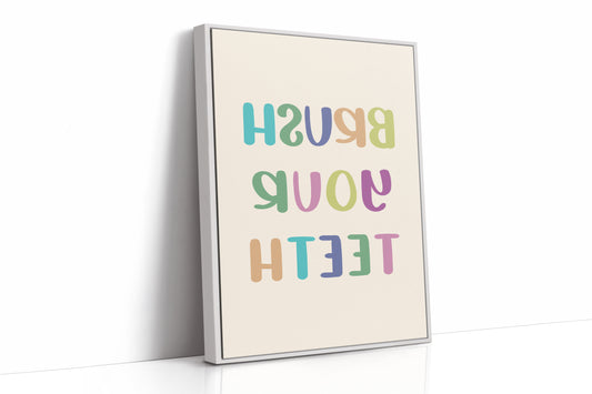 Pastel Letters Dance Like Spring Brush Your Teeth