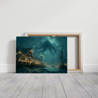 Kraken Looms Over Harbor Town