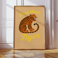 Easy There Tiger Retro Jungle Print