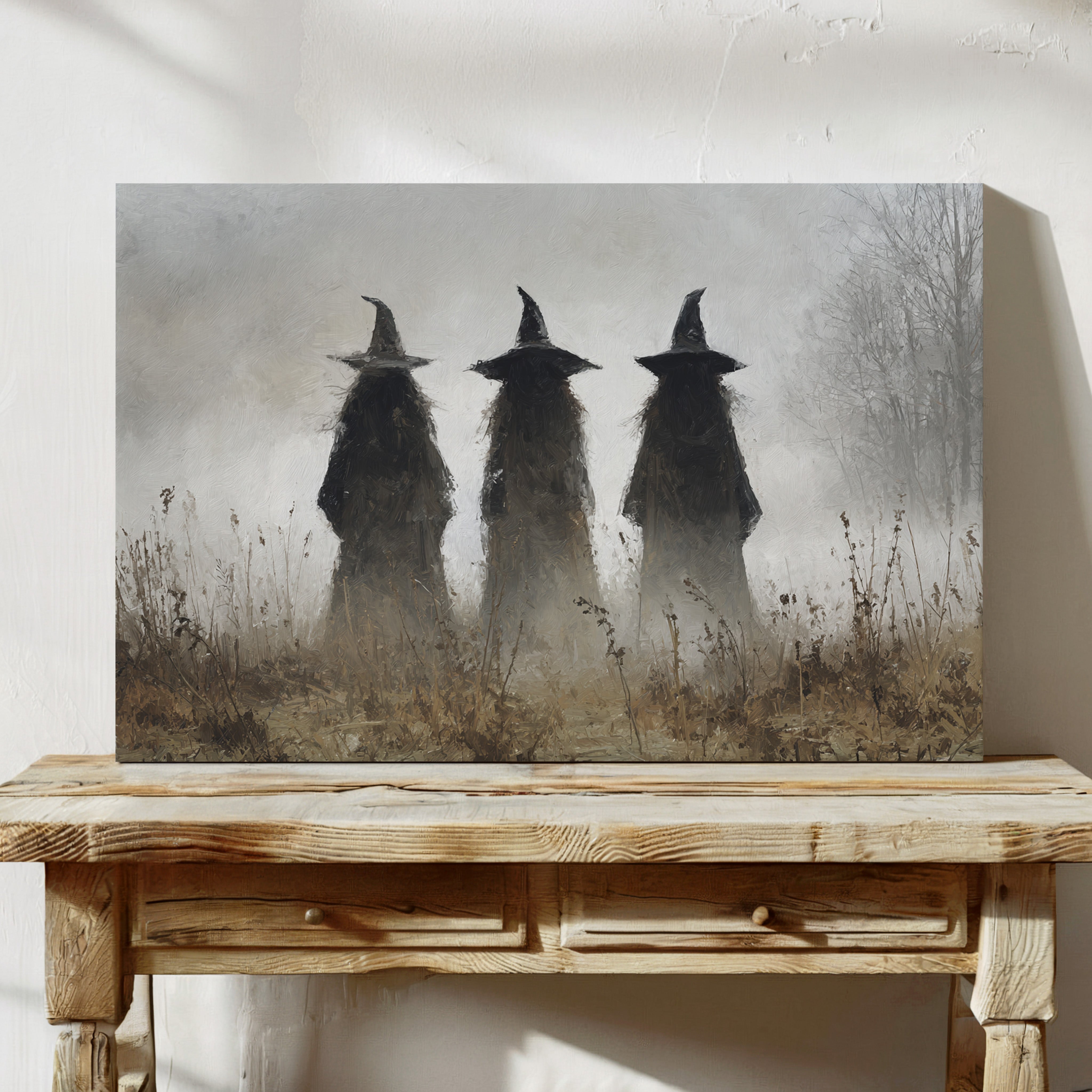 Three Figures in the Mist