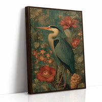 The Heron Knew the Garden Well