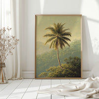 A Solitary Palm's Embrace