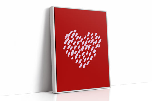Brushstrokes Dance Into Love's Pattern