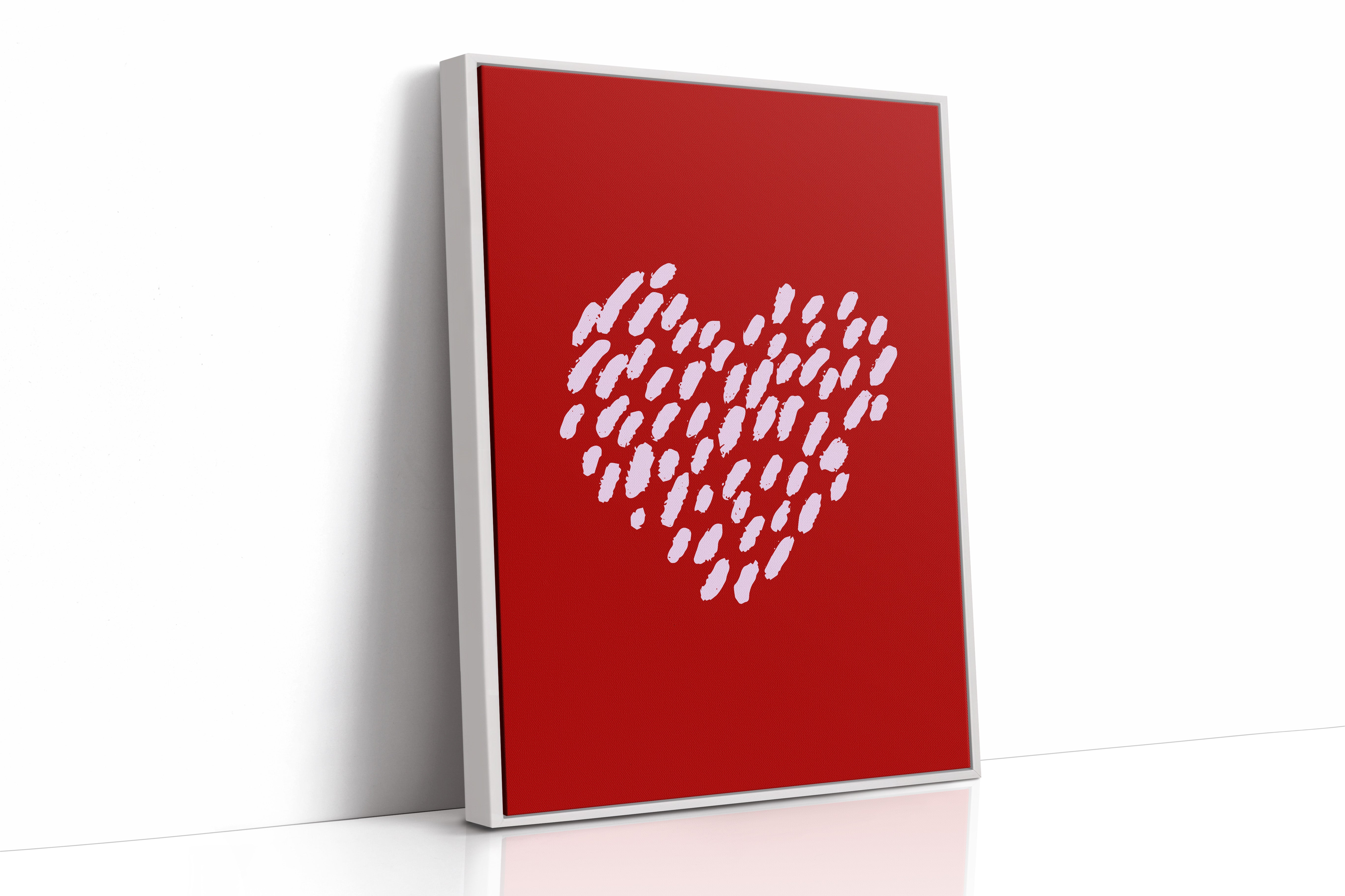 Brushstrokes Dance Into Love's Pattern