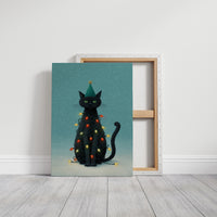 Festive Feline's Holiday Mischief