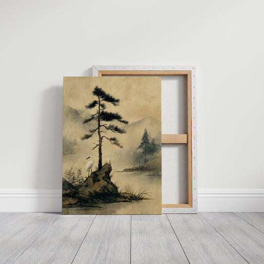 Lone Pine Guards Misty Waters