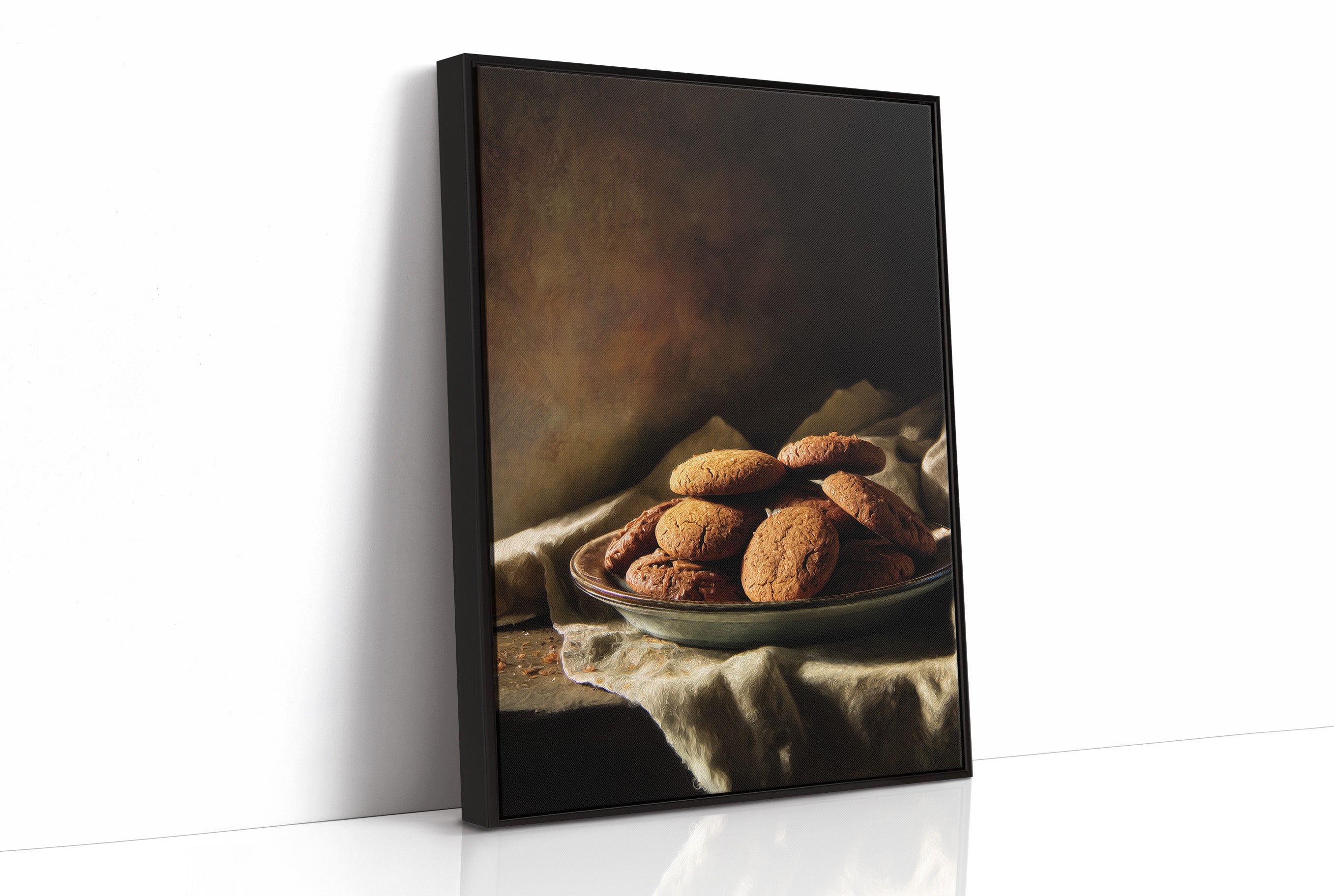 Rustic Abundance: Cookies in Chiaroscuro