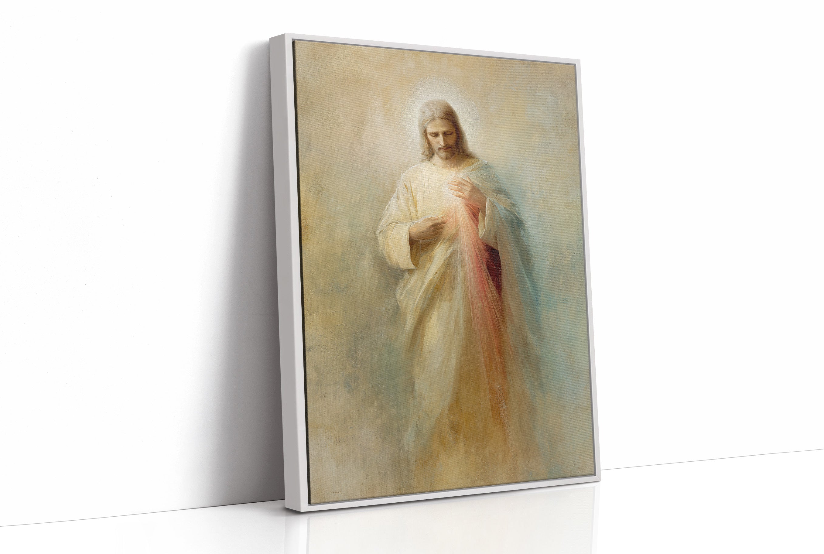 Divine Radiance Emanates From Sacred Heart
