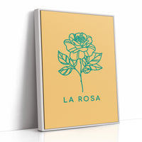 Turquoise Petals Dance Through Amber