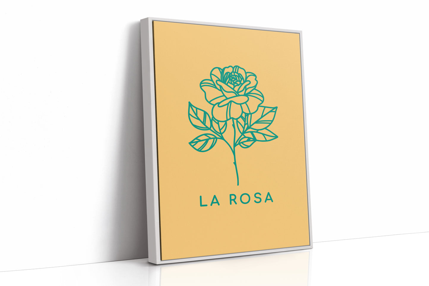 Turquoise Petals Dance Through Amber