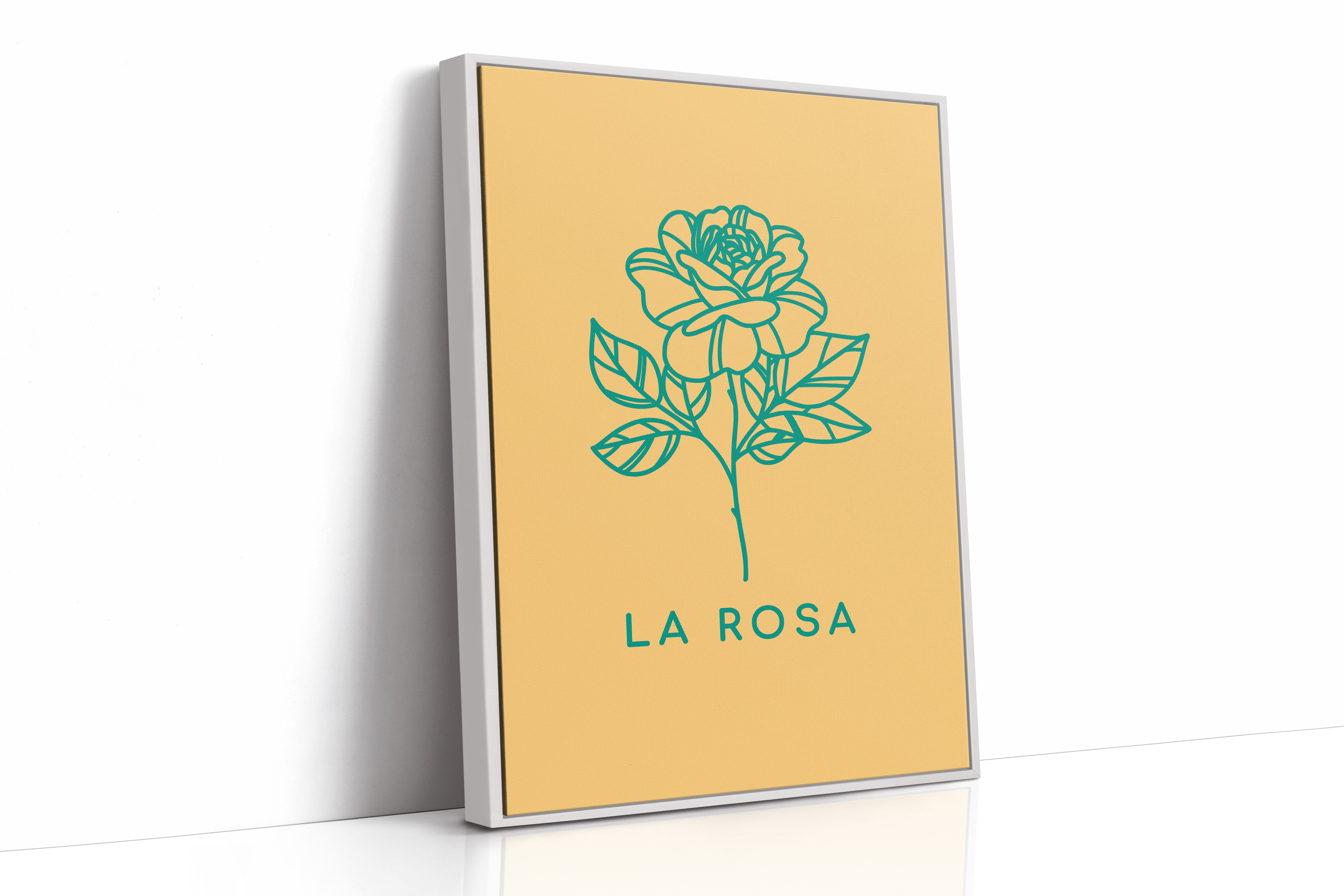 Turquoise Petals Dance Through Amber