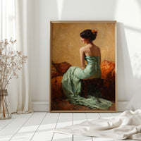 A Moment in Celadon Silk