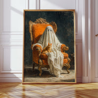 The Guardian in White Drapes