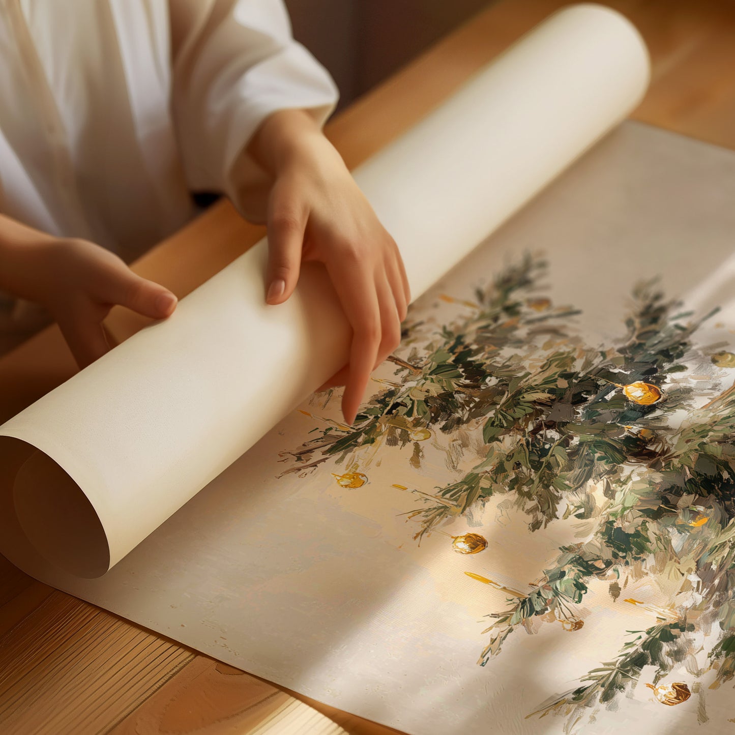 December Morning Paints With Light