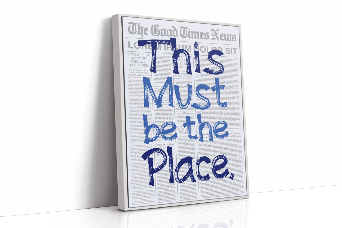 Blue Letters Find Their Home