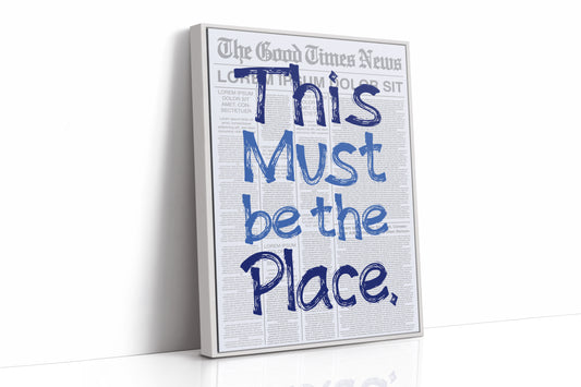Blue Letters Find Their Home