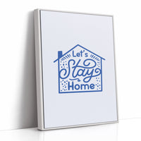Cozy Letters Dance In Blue
