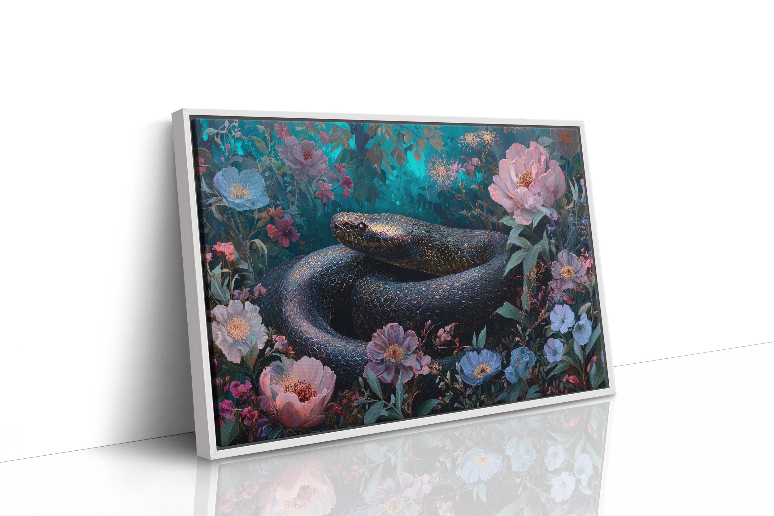 Serpent Among Blooming Gardens