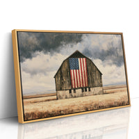 Old Glory in the Wheat Field