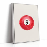 Lucky Number Three Glows Ruby