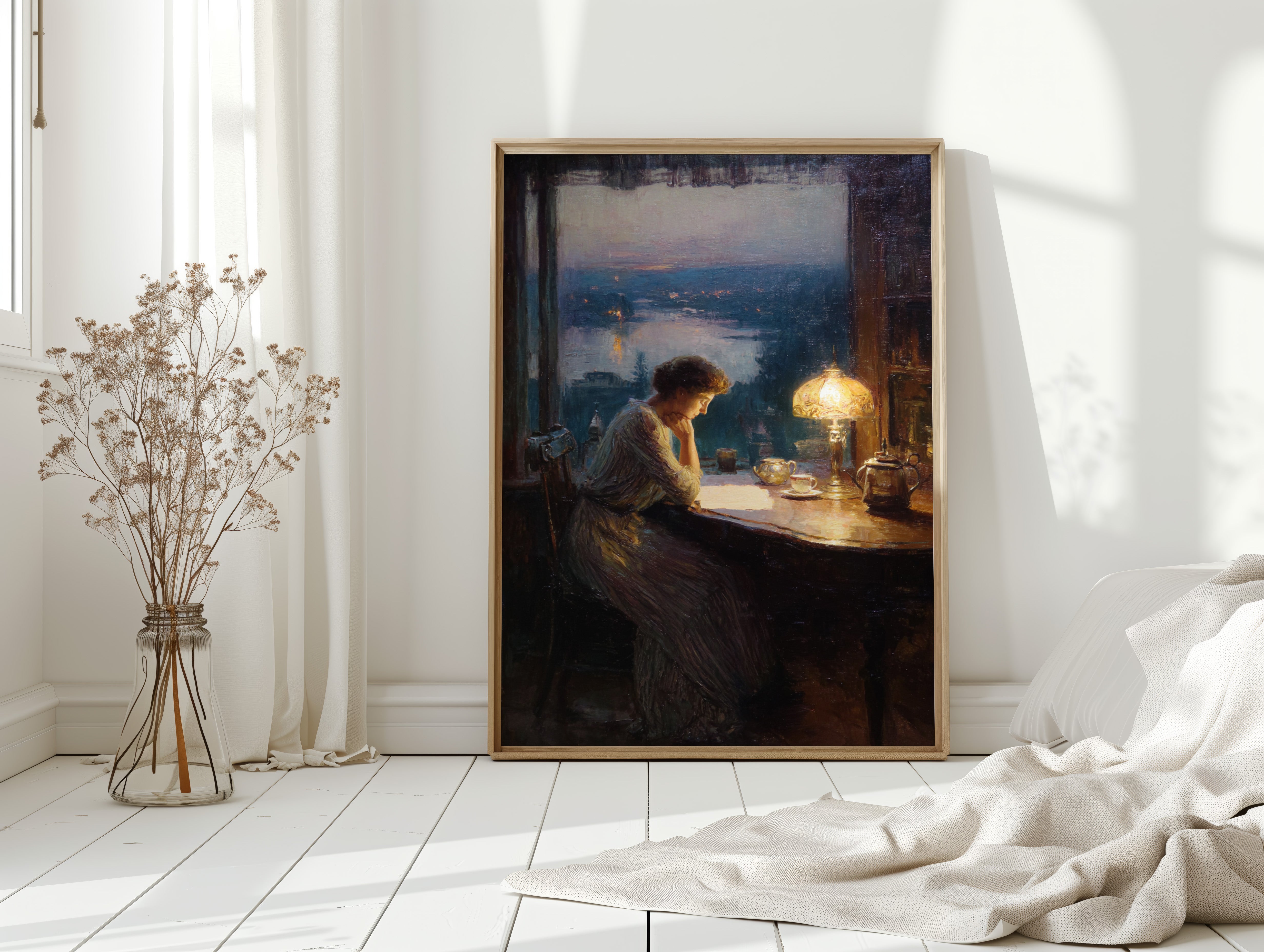 Reflections Beneath the Evening Glow