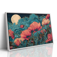 Coral Blooms Under Midnight Tide