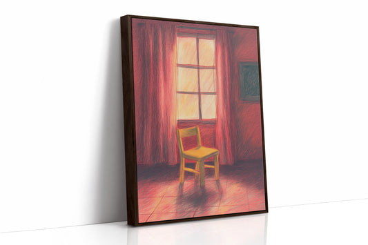 Solitude Bathes In Crimson Light