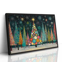 Winter Trees Catch Starlight's Song