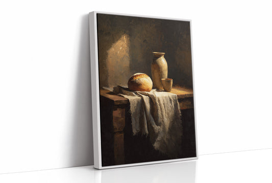 Humble Feast in Amber Light