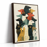 Dog Pack: A Folk Block-Print Chorus
