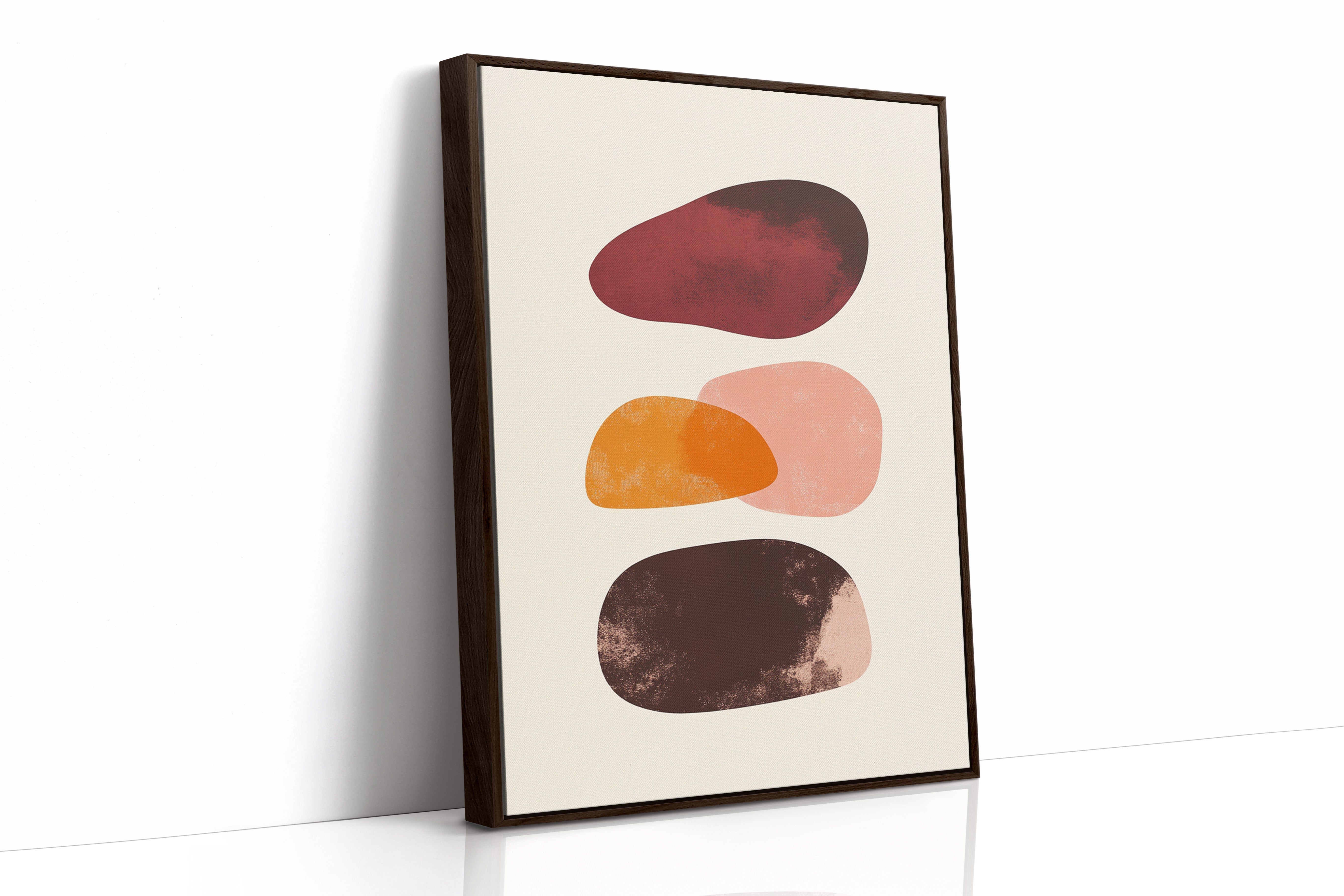 Autumn Stones Float In Morning Light