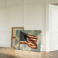 Liberty's Colors Dance Above Summer Clouds