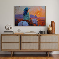 Wild Horses Chase Desert Sunsets