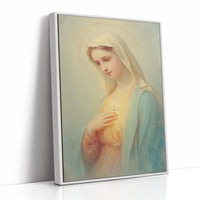 Ethereal Radiance in Gentle Devotion