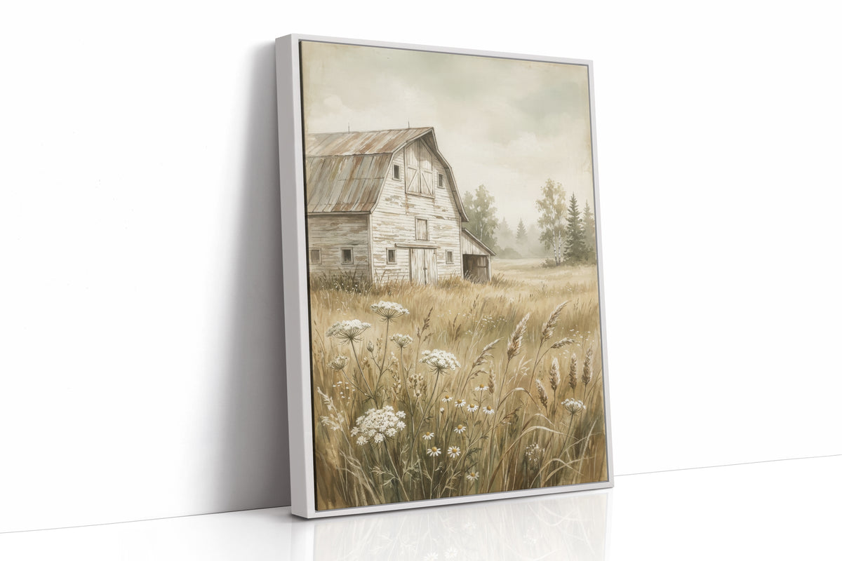Weathered Barn in the Meadow