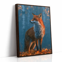 Fox in Frosted Amber Light
