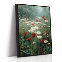 Daisies in the Morning Fog