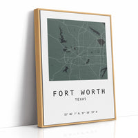 Fort Worth, Mapped in Sage