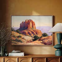 Sandstone Giants Guard Desert Dawn