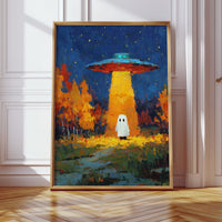 Ethereal Encounter Under Alien Light