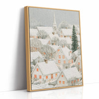Snowfall Over the Steeple