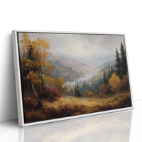 Autumn Valley Between Leather Spines